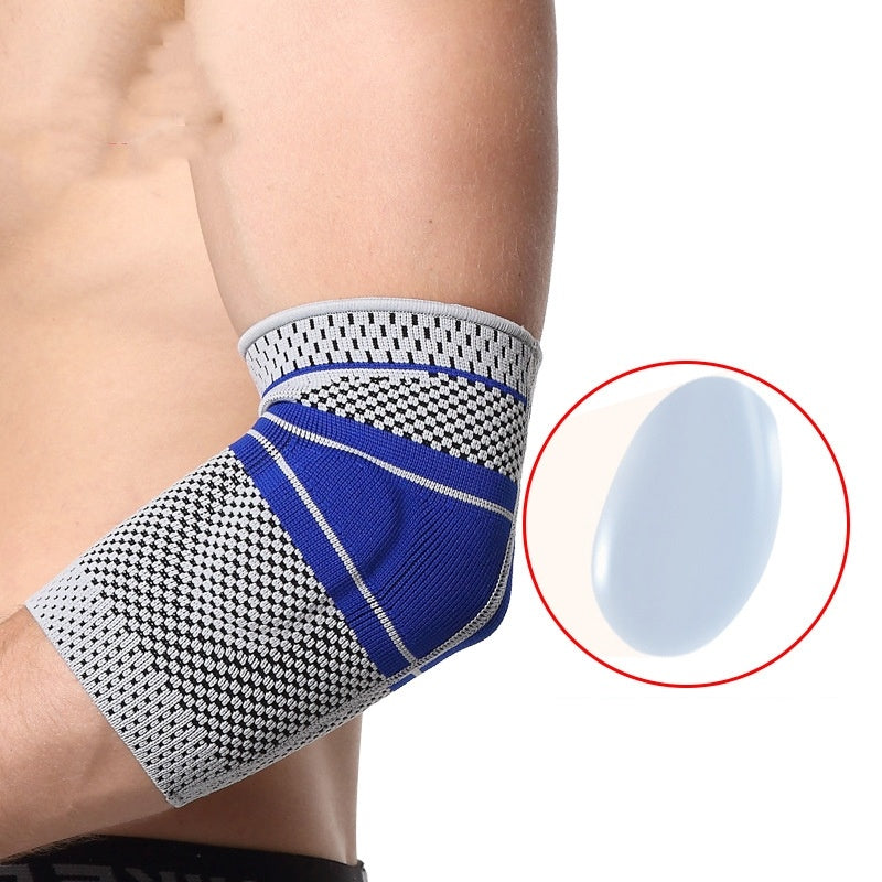 Sports compression elbow support