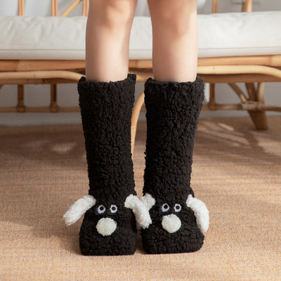 Cozy dog slippers